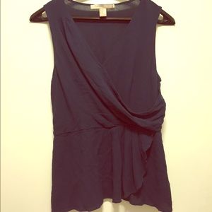 Navy Blue Blouse