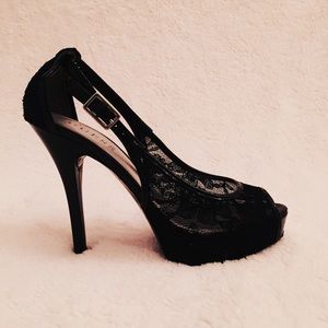 Guess Peep Toe Heels