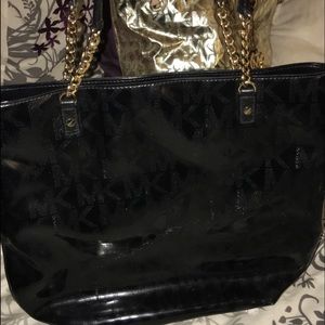 Michael Kors Black Tote Purse/Laptop Bag