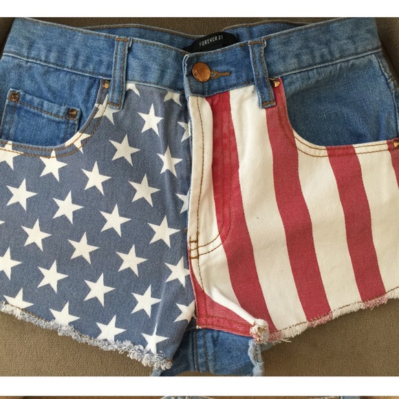 American flag shorts