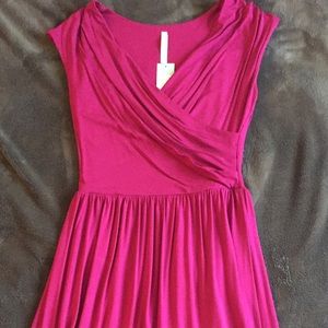 Brooklyn Cap Sleeve Drape Front MIDI MAXI