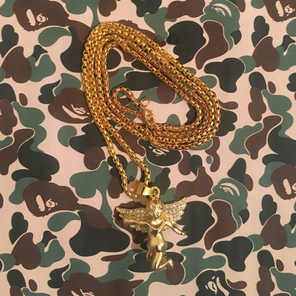 Gold Micro Angel Piece