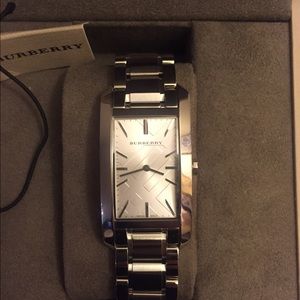 *SOLD ON TRADESY* Burberry stainless tank watch