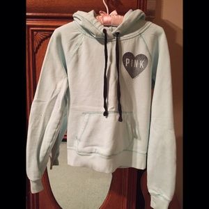 Victoria's Secret PINK Light Blue Sweatshirt