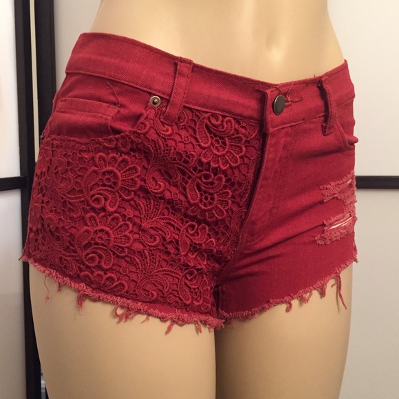 Crochet Destructed Festival Shorts