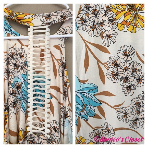 ⭐️FINAL SALE⭐️ PRICE FIRM Floral maxi dress - Picture 3 of 4