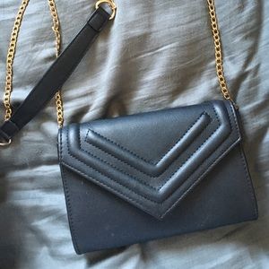 Crossbody Leather Envelope Purse