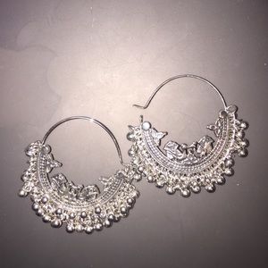 hoop earrings