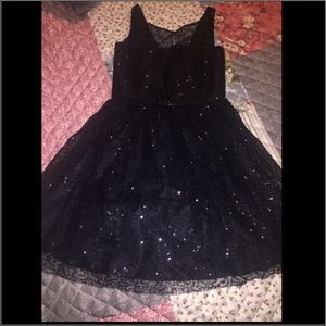 Beautiful black sparkly dress