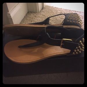Size 8 spiked thong sandals