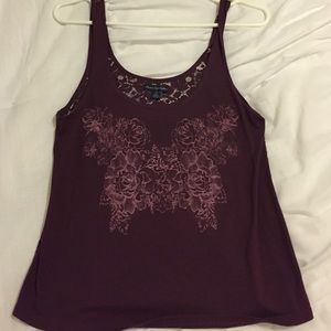 American Eagle Lace-Back Tank. Size small