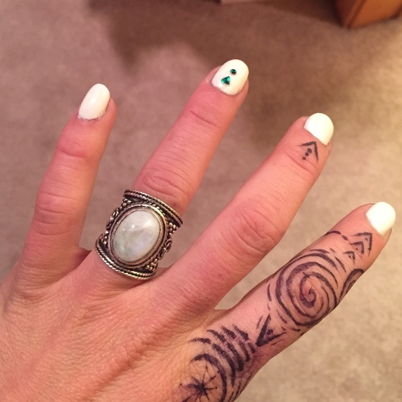 Moonstone ring