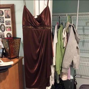 Large brown dress