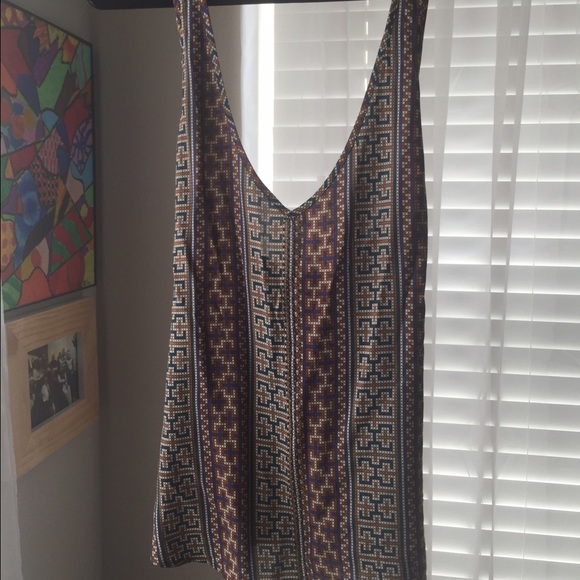 Summer top with a back design