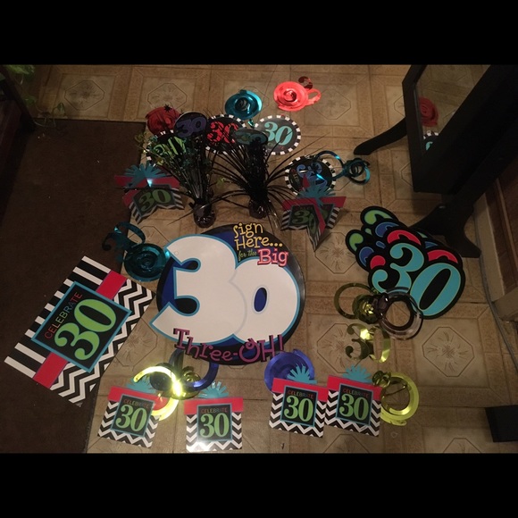 Happy 30th Birthday Decorations🎉🎉🎉
