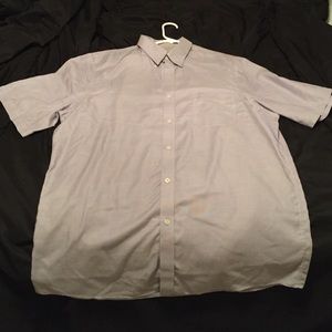 Men's XL Nordstrom Purple Button-up Short Sleeve