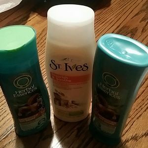 Shampoo, conditioner,  and body wash