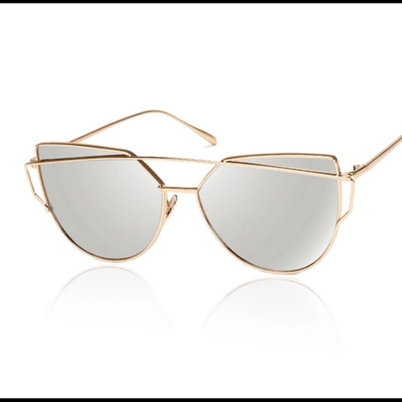 Grey & Gold Sunglasses
