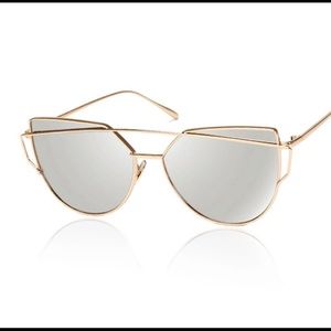 Grey & Gold Sunglasses