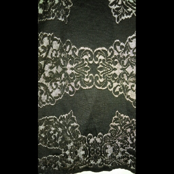 Black Lace Kimono