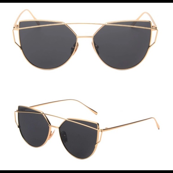 Black & Gold Sunglasses