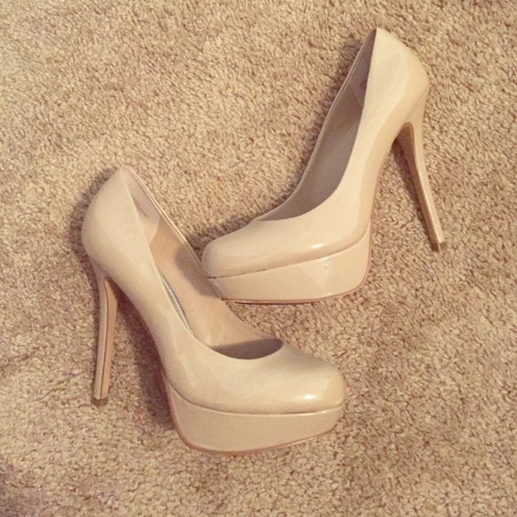 Patent leather pumps