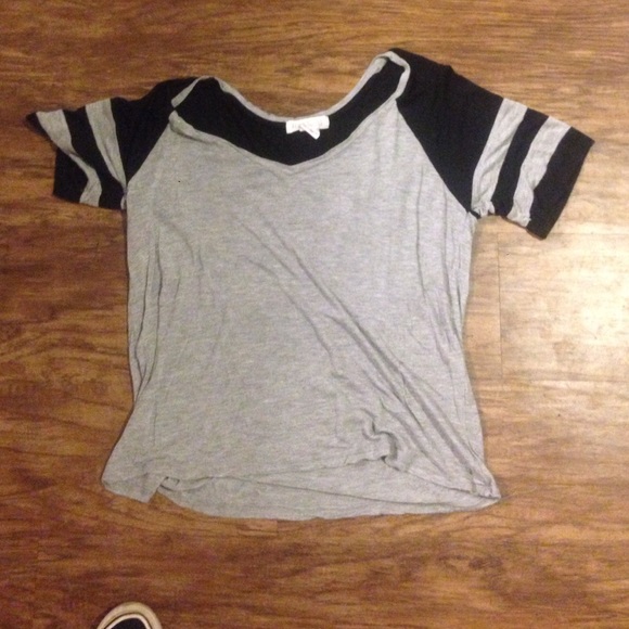 Varsity style tee shirt