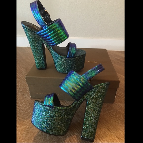 Nasty gal chunky platform heels