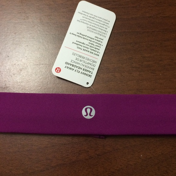 Purple lululemon headband