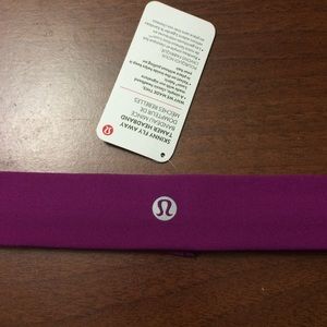 Purple lululemon headband