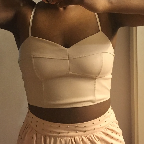 EXPRESS Faux Leather Bralette