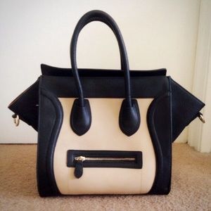 Large structured handbag