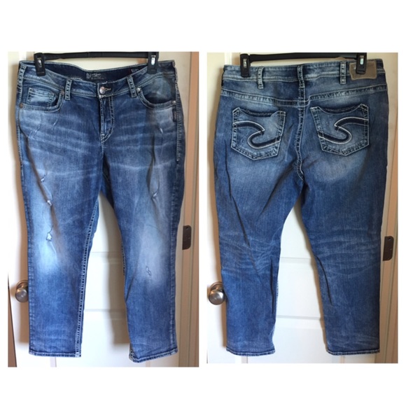 Silver Jeans Denim - Silver Boyfriend Crop