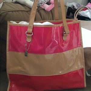 Bright beach bag!!