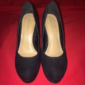 Black LC Lauren Conrad Heels