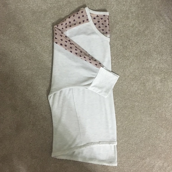 Mossimo Knit 3/4 Heart Sleeve Sweater
