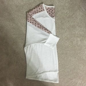 Mossimo Knit 3/4 Heart Sleeve Sweater