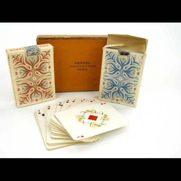Vintage Hermes playing cards