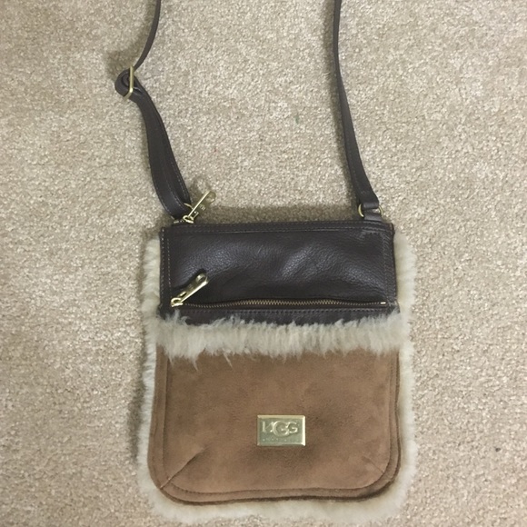 Ugg Leather and Sheepskin Satchel