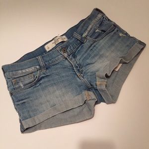 Light Wash Abercrombie & Fitch Shorts