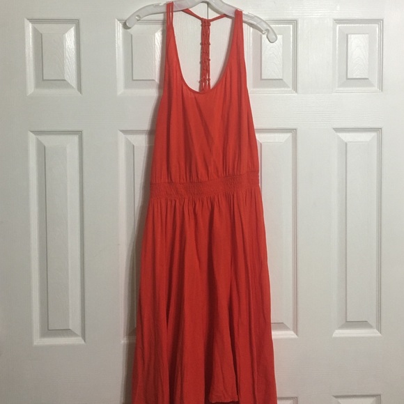 Flowy Orange Dress