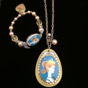 Tarina Tarantino x Barbie necklace and bracelet