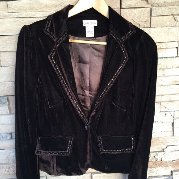 Gorgeous Velvet blazer by Cover Charge, S