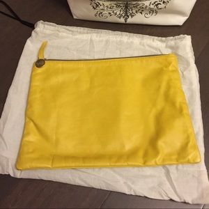 Clare Vivier Yellow Clutch
