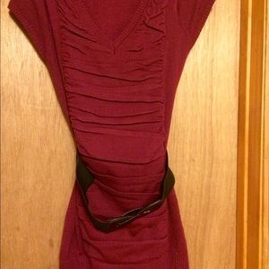 Red Sweater Top/Dress