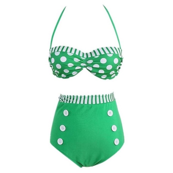 Two piece swimsuit set. - Picture 2 of 4