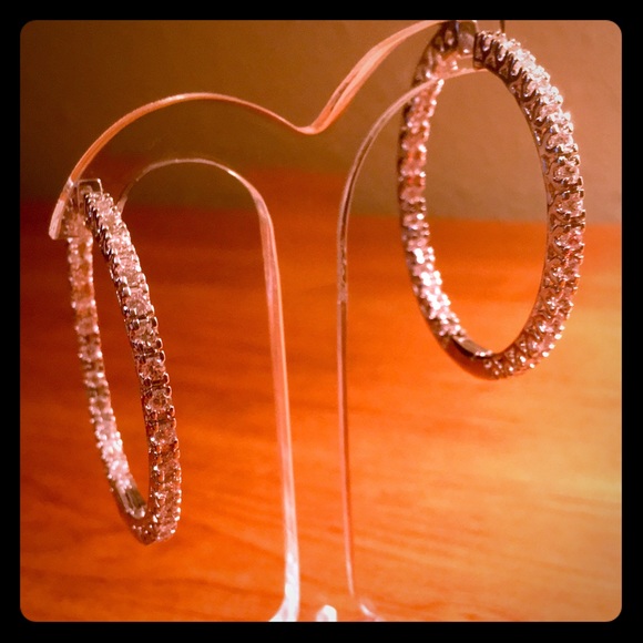 Gorgeous unique hoop earrings
