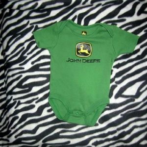 2/$6 John Deere onesie infants six to nine months