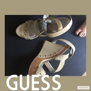 NEW Guess wedge sandals