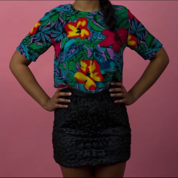 Floral 90's vibe top - Picture 1 of 1